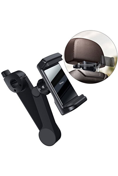 Baseus Car Headrest Phone Holder Wireless Qi 15 W Charger black (WXHZ-01)