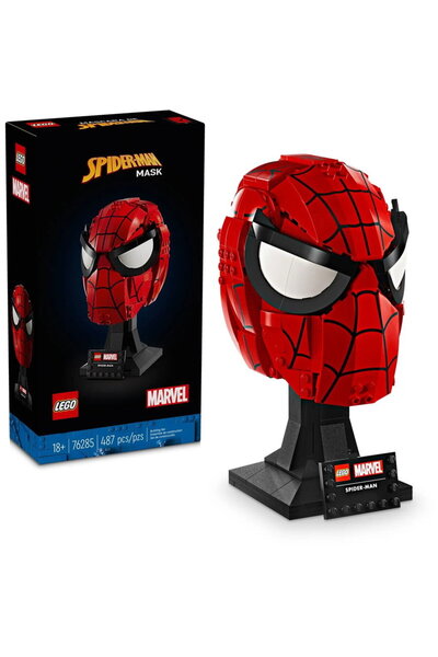LEGO Marvel Spider‑Man’s Mask – 487 piese, 18+ ani