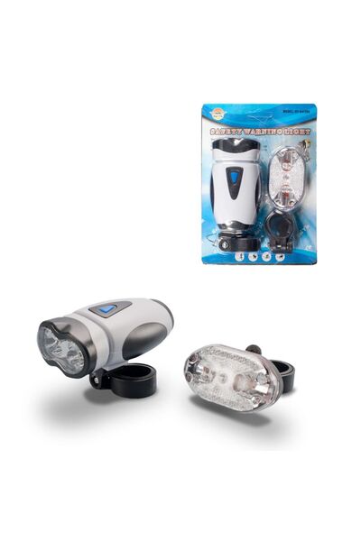 ACTION ONE Set of LED headlights and taillights Black-White