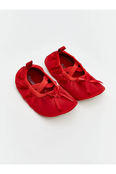 LC Waikiki Lcw Steps Ecru Bow Detailed Girl's Flat Shoes