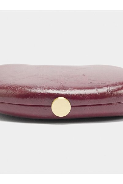 PARFOIS Kadın Oval Çatlak Parti Clutch Çanta