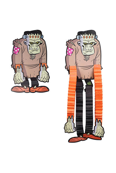 ACTION ONE Eventy Halloween decoration, Frankenstein with extendable hands an...