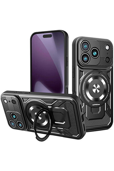Techsuit Husa pentru iPhone 17 Pro - RuggedCam - Black