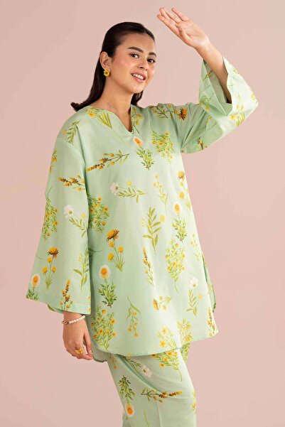 Nishat Linen 2 Piece - Printed Suit - PE 26-422