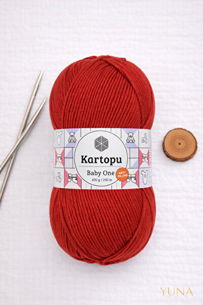 Kartopu خيط حياكة بيبي ون غير قابل للتكور K129 كيريت