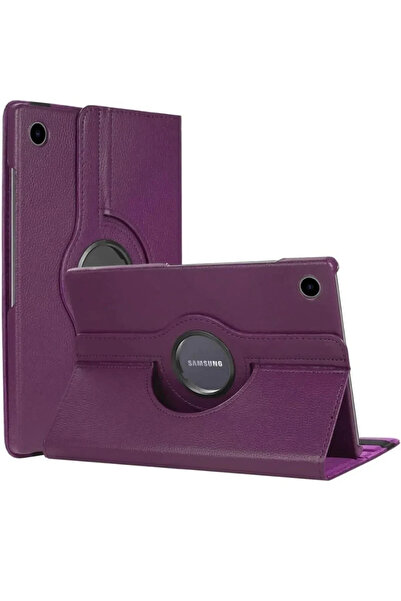 NewFace حافظة NRZSNT لجهاز جالاكسي تاب A11 360 جلد (192749) - بلون البرقوق