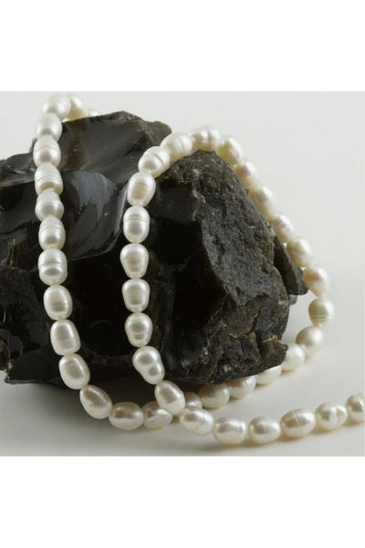 ZERO LAND Nrzsnt 6 mm String of Pearls (191945) - White