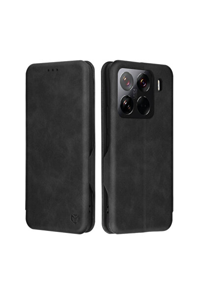 Techsuit Portofel Plus cu protecție 360° pentru Xiaomi 15 Pro, negru