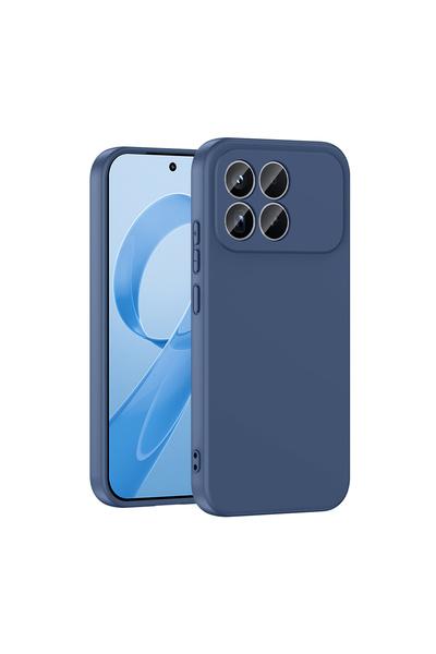 zore Poco F8 Pro Case Sys Mara Launch Cover - Navy Blue