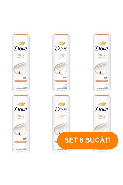 Dove SET 6 PIECES - DEODORANT SPRAY 150ML FRUITY