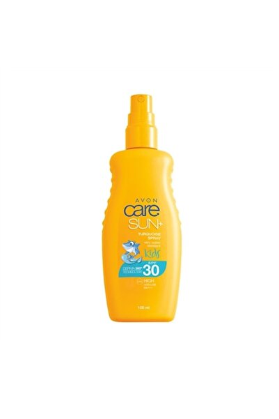 AVON Spray de protecție solară turcoaz pentru copii SPF 30, Care SUN+