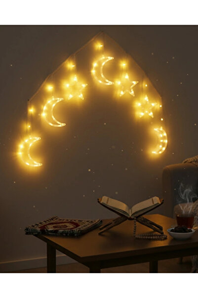 Epilons Large Moon Star Led Light for Ramadan Decoration