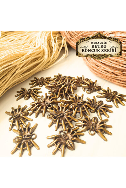 CSG BAZAAR Spider Figure Beads Retro Series 10 Pieces – for Making Bracelets,...