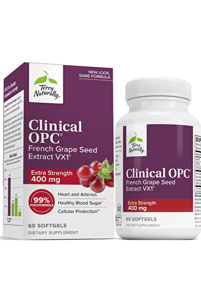 Terry Naturally Herbal Clinical OPC Extra Strength - Cardiovascular Health & ...