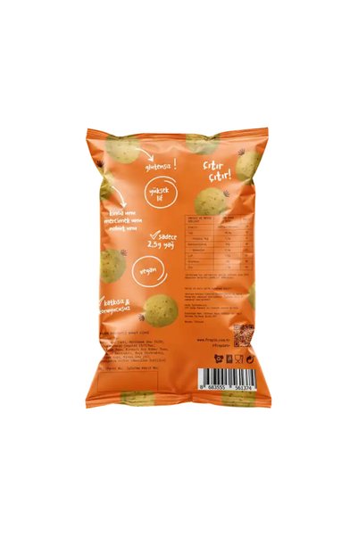 FROPİE Chickpea Chips Spicy Cajun & Probiotic X12