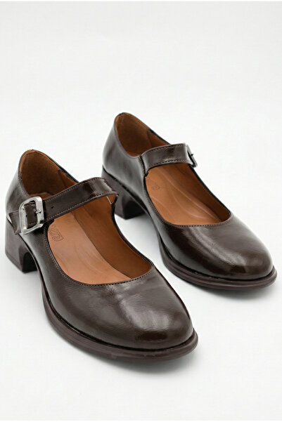 Shoesers Women's Shiny Design Loafers Buckled Casual Block Heel Pack Shoes Ba...