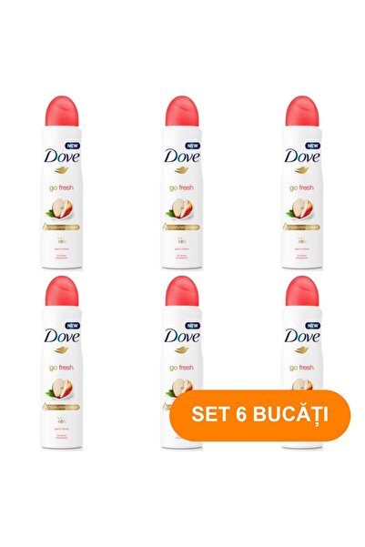 Dove Go Fresh Apple Deodorant Spray 150ml (Pack of 6)