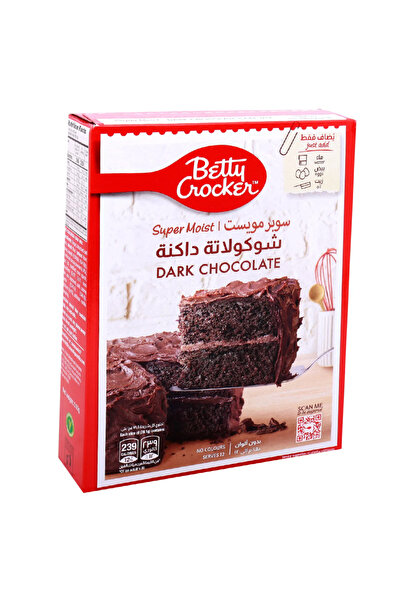 BETTY CROCKER SUPERMOIST DARK CHOCOLATE CAKE 510G