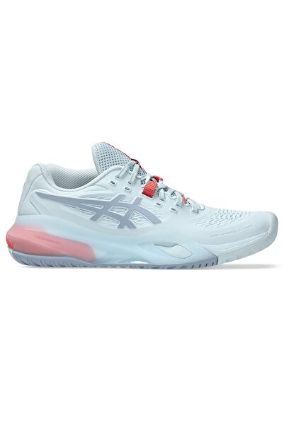 Asics حذاء تنس GEL-RESOLUTION X للسيدات بلون الكوبالت/الأخضر المضيء 1042A279-401