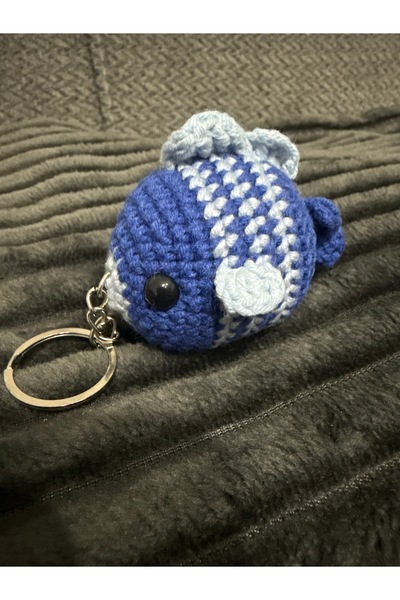amigurumibaby أميجورومي السمكي سلسلة مفاتيح