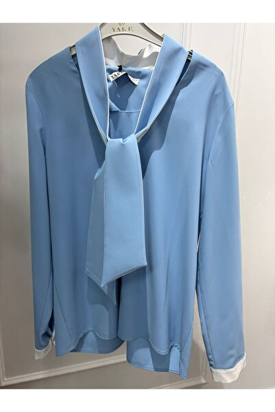 DİM Saten Bebe Mavisi Gömlek