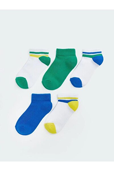 LC Waikiki Μικτές ριγέ κάλτσες για αγόρια 5 τεμαχίων (S6)