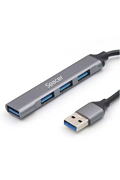 Spacer HUB extern SPACER, porturi USB:USB 3.0 X 1, USB 2.0 x 3, conectare pri...
