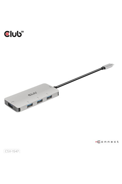 Club 3D CLUB3D USB Gen2 Type-C to 10Gbps 4x USB Type-A Hub