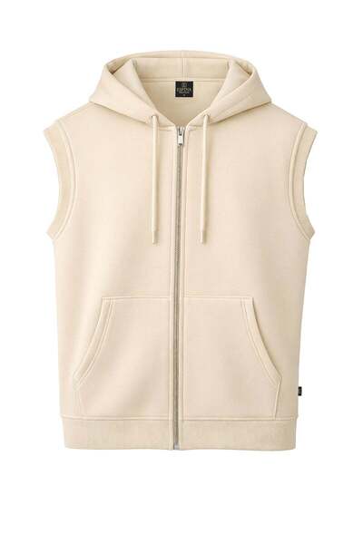 Espina Premium Men's Hooded Zipper Bag Vest