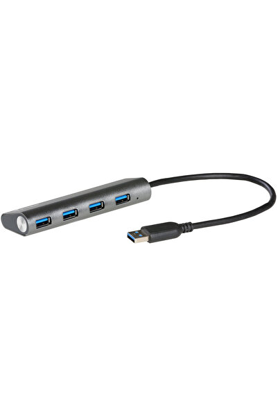 iTec USB Hub U3HUB448, 4 ports, USB 3.0, Black