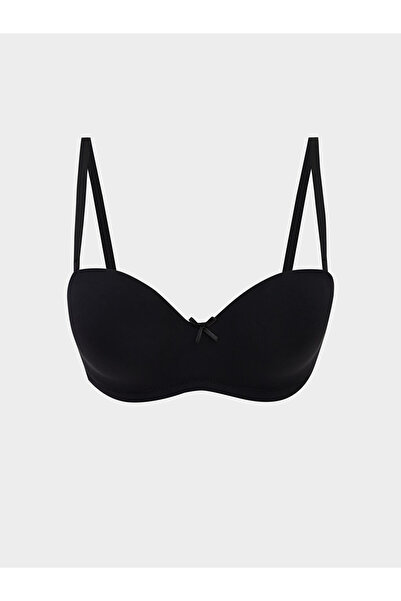 LCW STEPS Lcw Dream Black Wired Non-Padded Strapless Bra from Cc Collection