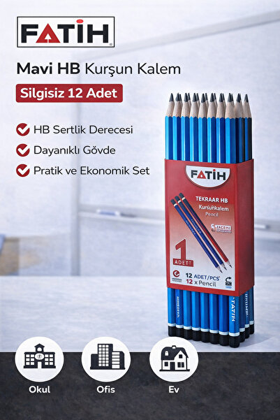 FREEDOM STOREE Fatih Mercanlı 12010 Hb Pencil 12 Pieces