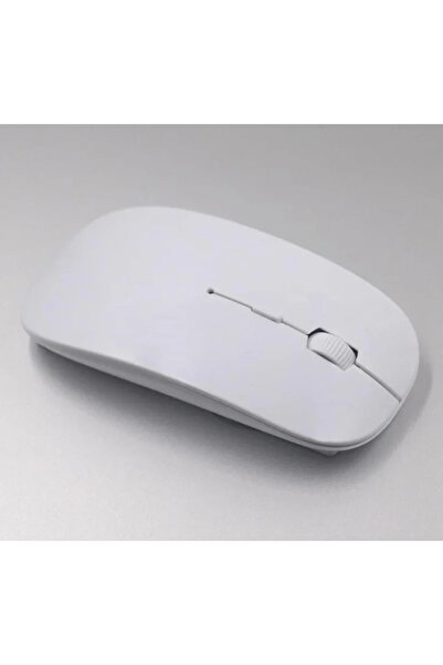 Epilons كمبيوتر USB رفيع للغاية، كمبيوتر محمول، سطح المكتب، ماوس لاسلكي (أبيض)