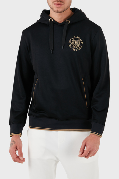 PAUL&SHARK Paul & Shark Logo Back Printed Hooded Pocketed Regular Fit Sweat M...