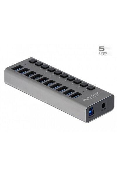 DELOCK Hub extern USB Gri