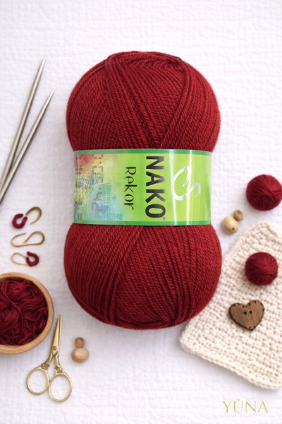 NAKO خيط حياكة ريكور 1175 أحمر