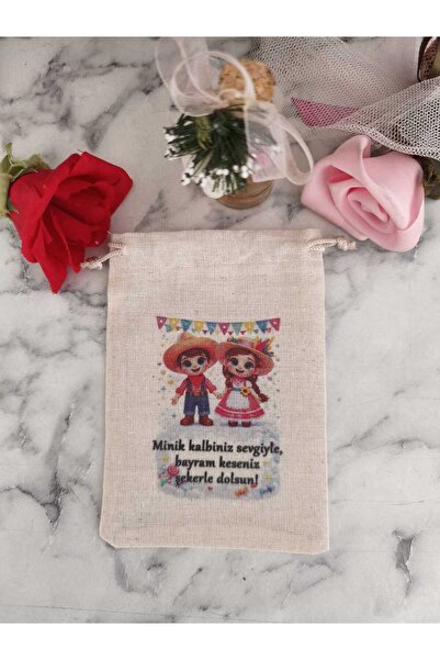 adilstore Geantă de sărbătoare 1 BUC 10x14cm - Imprimare prin sublimare pe ma...