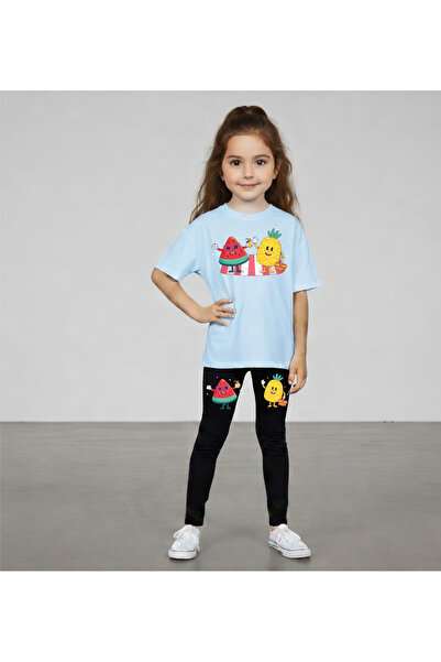 CACTUS COLLECTION Watermelon and Pineapple Printed Top and Bottom Set T-Shirt...