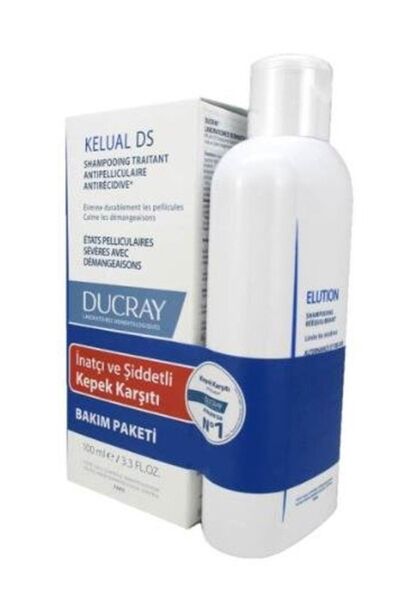 Ducray Kelual Ds - Stubborn and Violent Dandruff Care Shampoo Set
