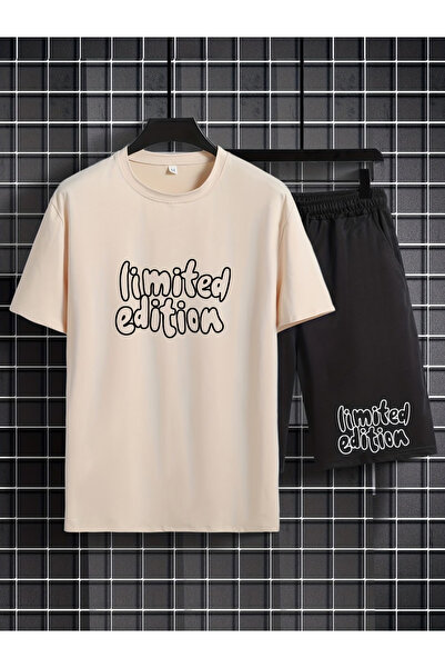 Rayan & Hoor Style Limited ba Printed lt top shorts t-shirt set - ov Oversize...