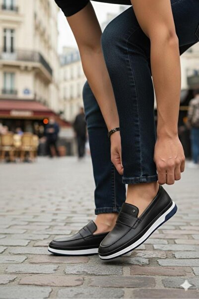 JAMES FRANCO 9240 Comfortable Genuine Leather Loafers Men's Shoes