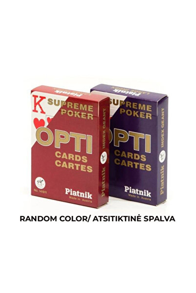 Piatnik - Opti Supreme Poker Cards Rosu/Albastru