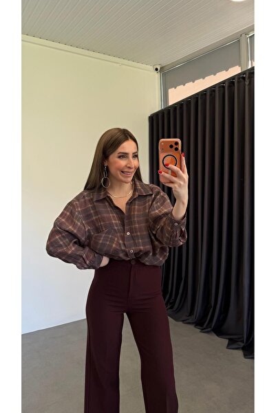 elif teke Plaid Shirt