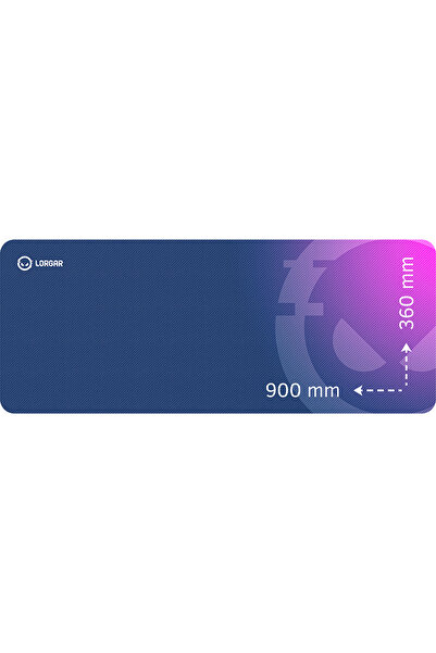 LORGAR Mousepad LRG-GMP139 – Violet – 900×360 mm – Ideal pentru sesiuni de eS...