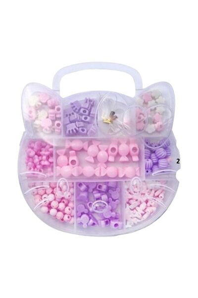 Rally Small Colorful Beads Set DIY Bracelet Jewelry Bead Making Set Toy For G...