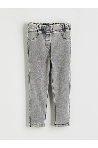 LC Waikiki Παιδικό κολάν LCW για κορίτσια, μαύρο, με ελαστική μέση