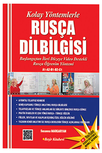 Beşir Kitabevi Kolay Yöntemlerle Rusça Dilbilgisi ( Karekod ile Ses Kayıtlı )