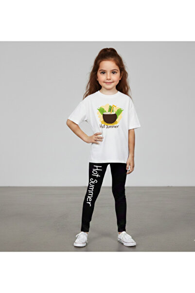 CACTUS COLLECTION Coconut Printed Top and Bottom Set T-Shirt Tights