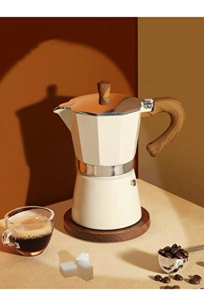 FeyzaDesign 6'lı Mokapot Coffeehutt Bigg Kahve Demleme Ekipmanı, İtalyan Tarzı