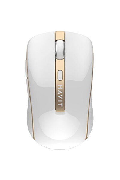 Havit Wireless 2.4G 6 buttons 10 m 1000-1600 DPI MS951GT White-Gold